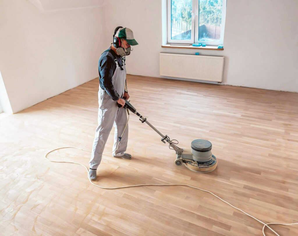 Polishing engineered wood floors