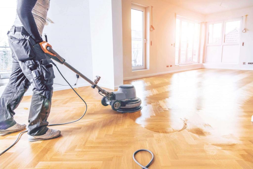 Professional floor polisher