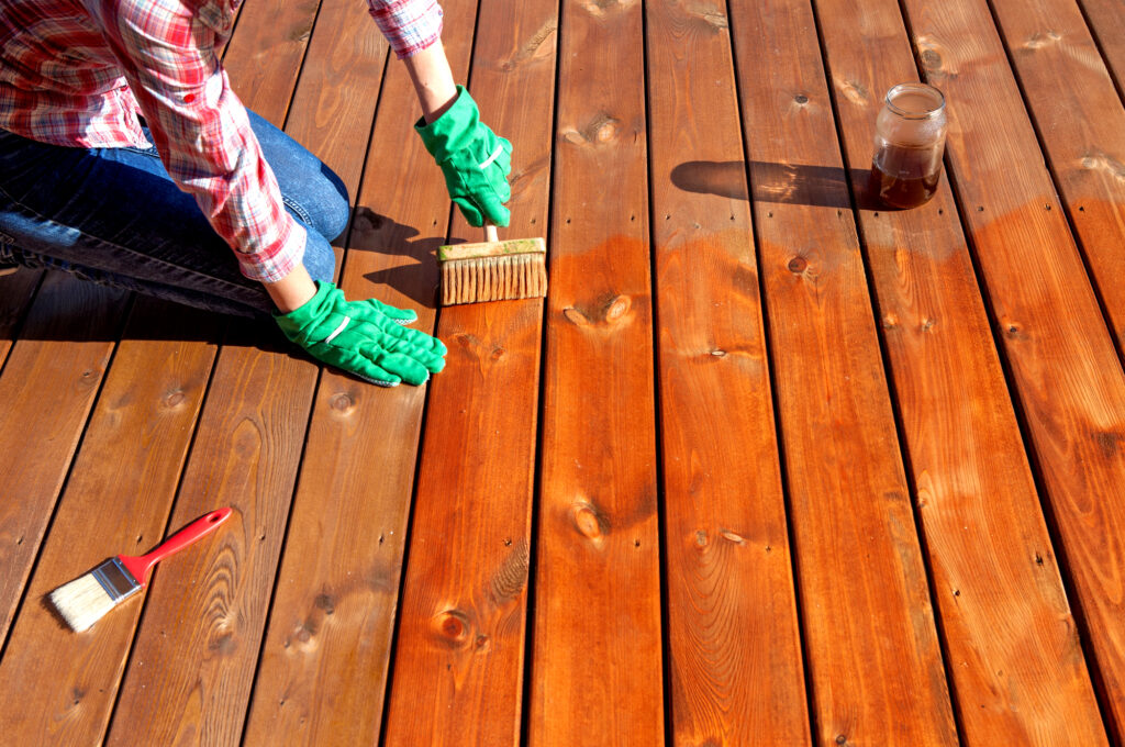 Seasonal patio upkeep