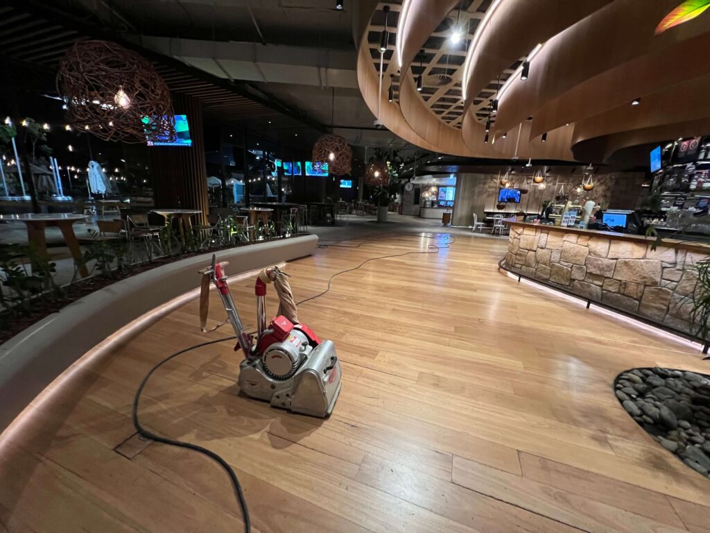 commercial floor sanding and polishing