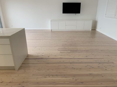 Lime wash timber floors