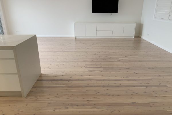 Lime wash timber floors